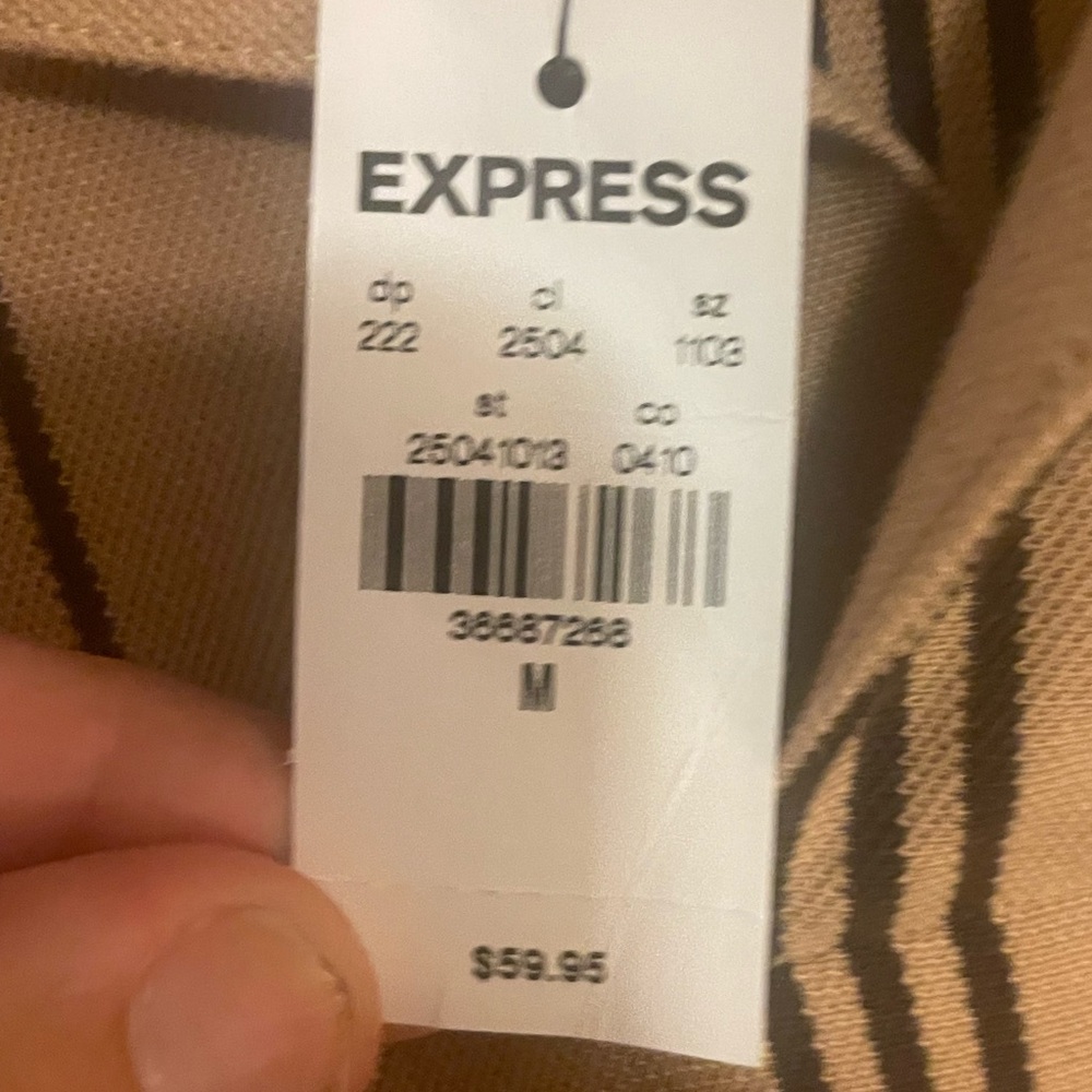 Men’s Express Polo Shirt Brand New with Tags Medium M